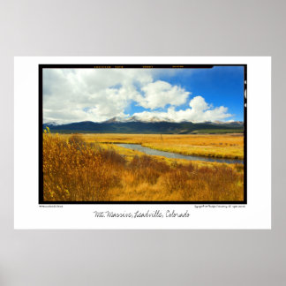 Póster Mt. Massive, Leadville, Colorado