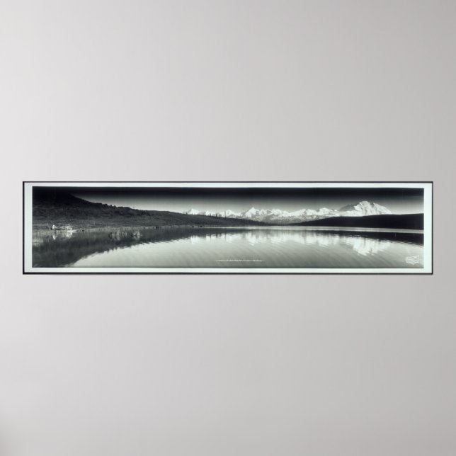 Póster Mt. McKinley Park & Alaska Range Yard Long Photo (Frente)