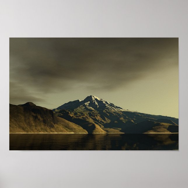 Póster Mt. Rainier (Frente)