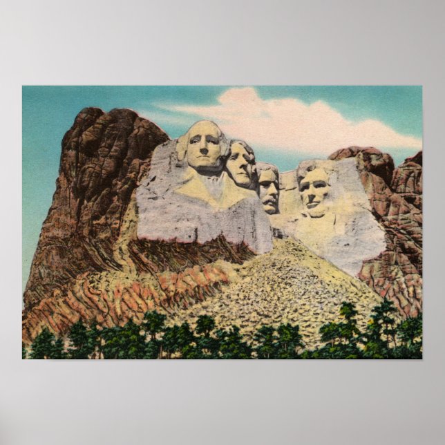 Póster Mt. Rushmore (Frente)