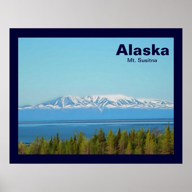 Póster Mt. Susitna (Frente)