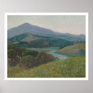 Póster Mt. Tamalpais de la cala de Corte Madera (1153)