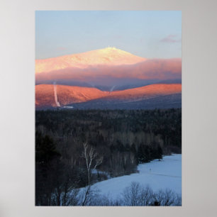Póster Mt Washington at Sunset