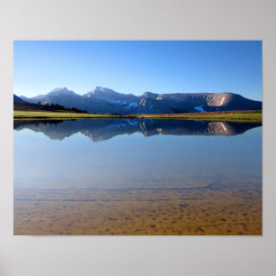Póster Mt Whitney de la meseta 2 del Bighorn - rastro de