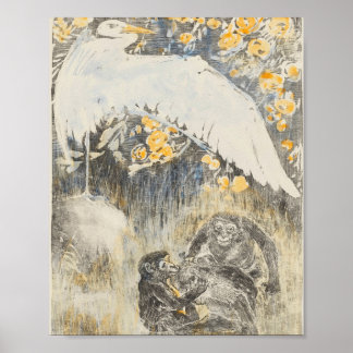 Póster Mtheo van hoytema - kalender - herons art - accord