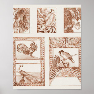 Póster Mtheo van hoytema - kalender - herons art - accord