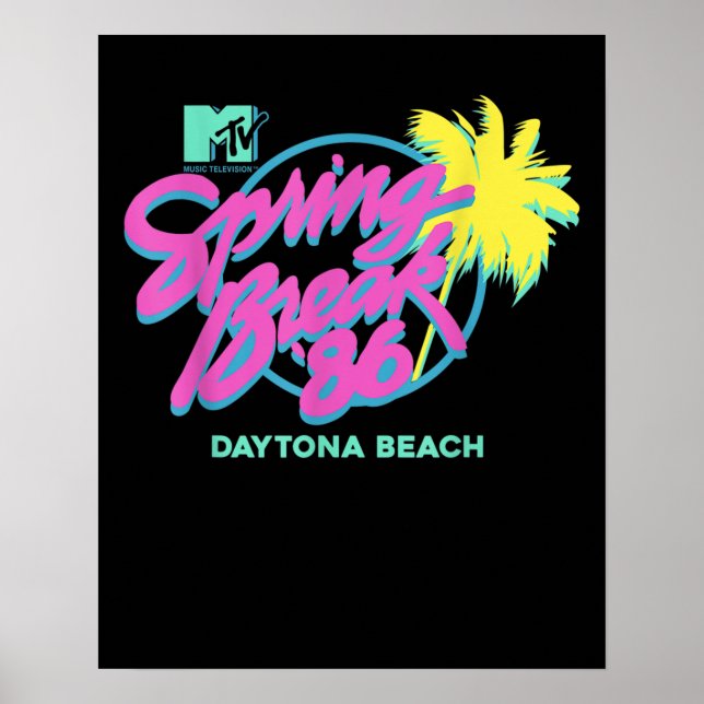 Póster MTV Spring Break Daytona Beach (Frente)