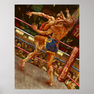 Póster Muay Thai