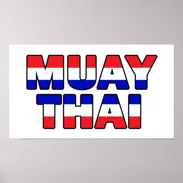 Póster Muay Thai (Frente)