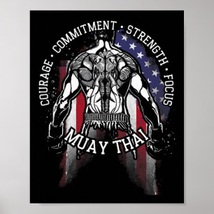 Póster Muay Thai 