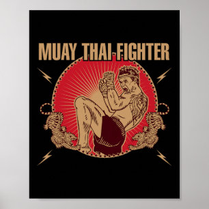 Póster Muay Thai Fighter