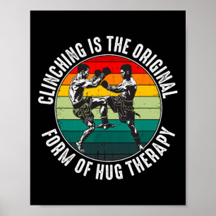Póster Muay Thai Fighter Para Hombres Dad Boxeo Tailandés