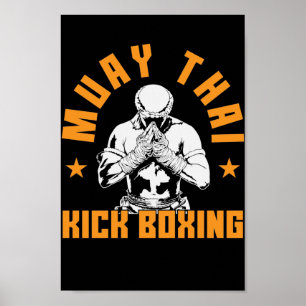 Póster Muay Thai Kickboxen