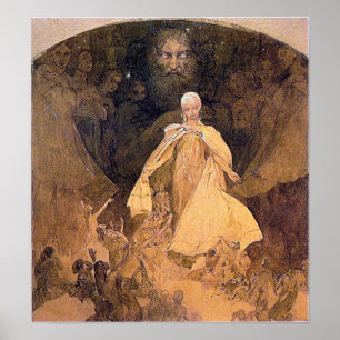 Póster Mucha - Age Of Wisdom 1938