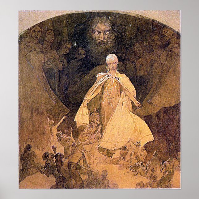 Póster Mucha - Age Of Wisdom 1938 (Frente)