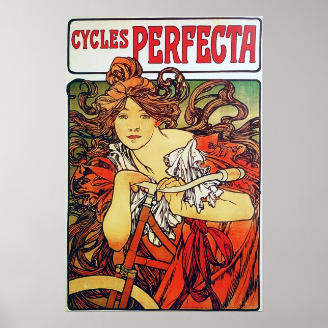 Póster Mucha - Ciclos Perfecta (Frente)