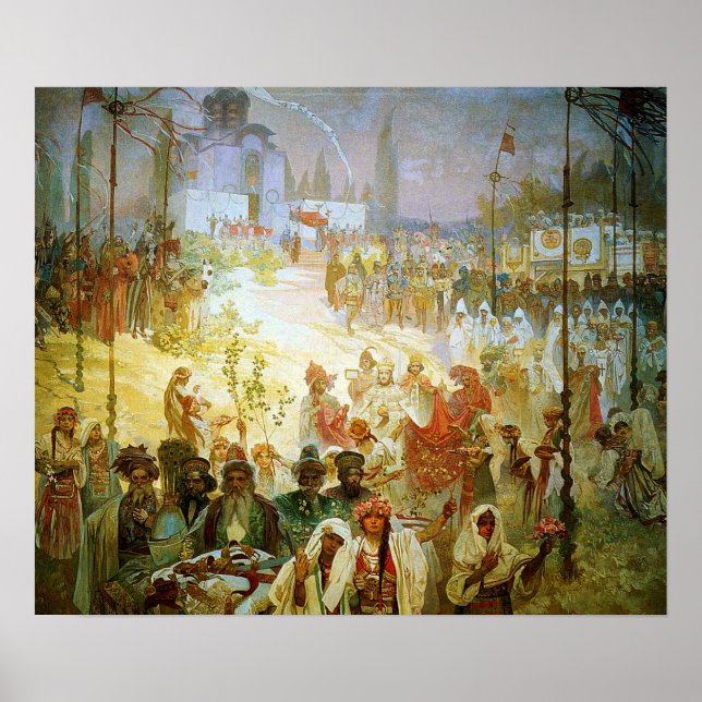 Póster Mucha - Coronando Dusan (Frente)
