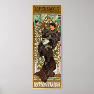 Póster Mucha - El Renacimiento