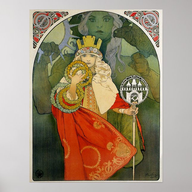 Póster Mucha - Festival Sokol 1912 (Frente)