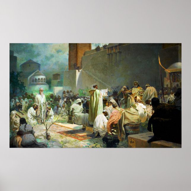 Póster Mucha - Introducción De La Liturgia Eslava (Frente)