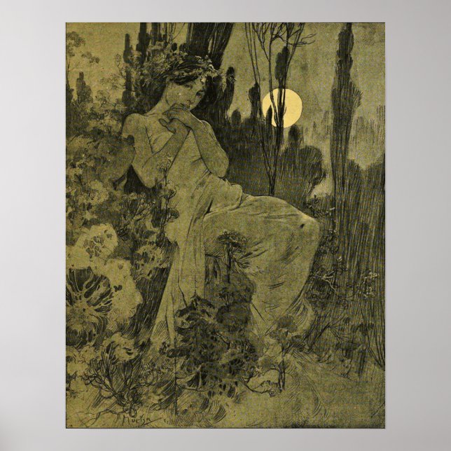 Póster Mucha - Juin Cocorico (Frente)