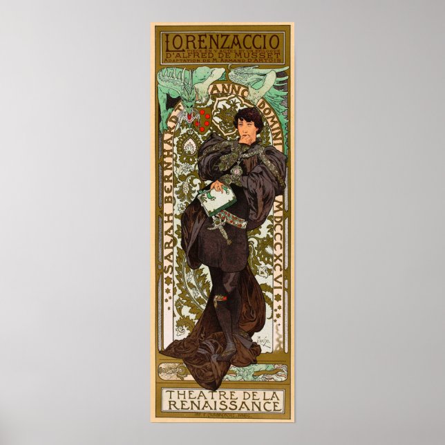 Póster Mucha - La Renacimiento (Frente)