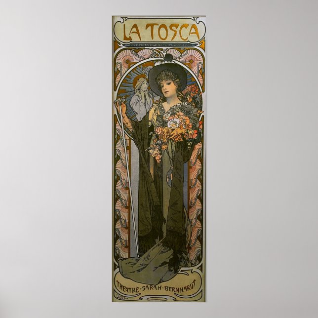 Póster Mucha - La Tosca 1901 (Frente)