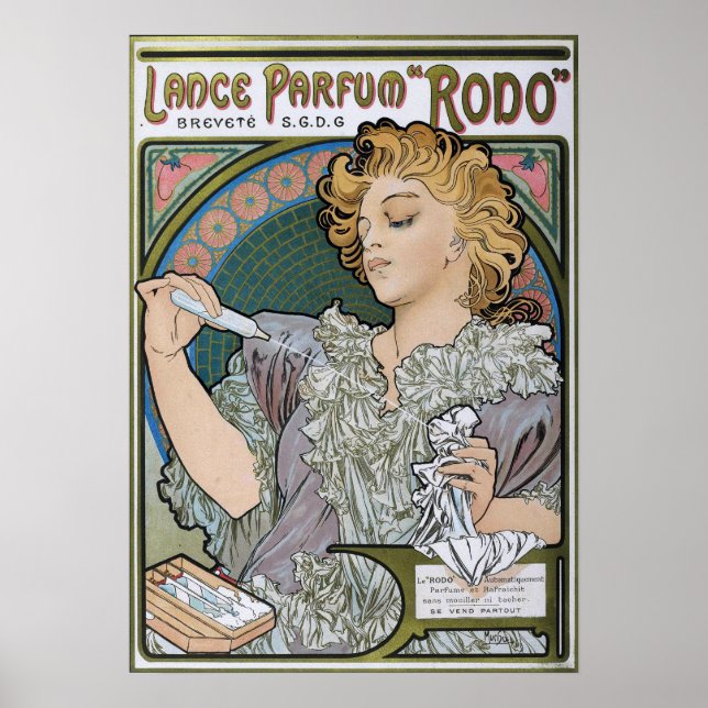 Póster Mucha - Parfum 1896 (Frente)