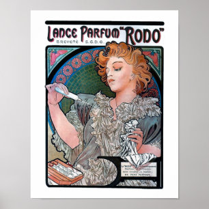 Póster Mucha Parfum Rodo