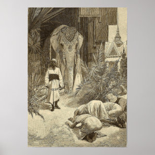 Póster Mucha - Recuerdos De Un Elefante Blanco