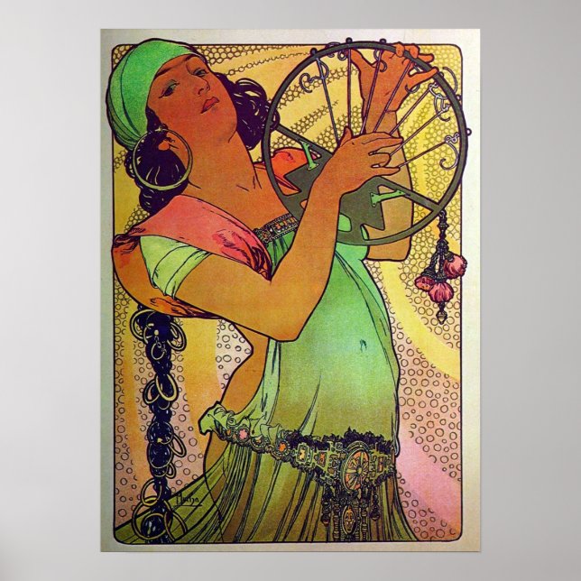 Póster Mucha - Salomé 1897 (Frente)