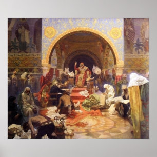 Póster Mucha - Simeón Búlgaro