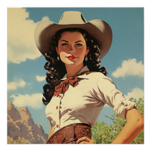 Póster Muchacha bovina cautivadora: Susurros salvajes del