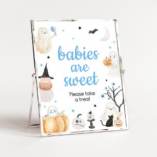 Póster Muchacho Halloween los bebés son dulces