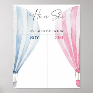 Póster Muchacho o chica que conocemos tabla de revelacion