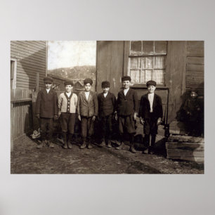 Póster Muchachos del triturador - Pittston Pennsylvania