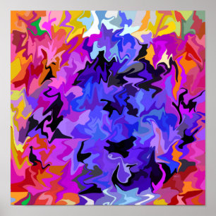 Póster Muchas caras...