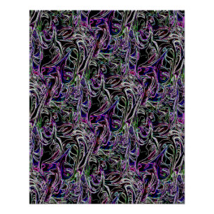 Póster Muchas Caras Extrañas...