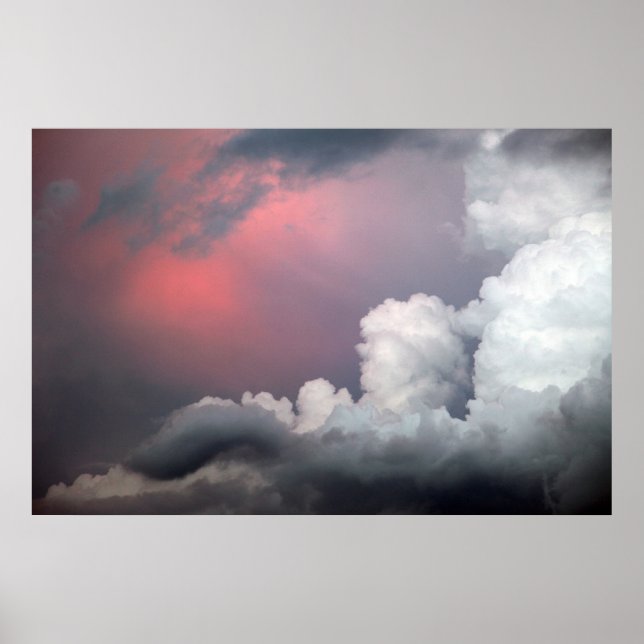 Póster Muchas cosas en las nubes (Frente)