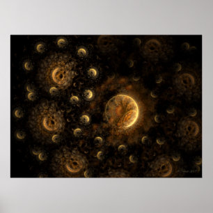 Póster Muchas lunas