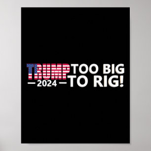 Póster Mucho asco diciendo que las elecciones de Trump 20