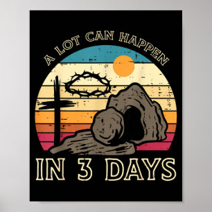 Póster Mucho Puede Suceder En 3 Días Pascua Religiosas Mu