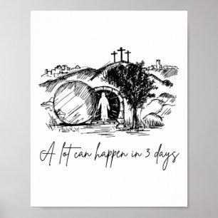 Póster Mucho Puede Suceder En 3 Días Pascua Religiosas Mu