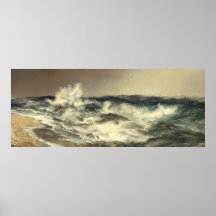 Mucho resonante mar - Thomas Moran Poster Bella Ar