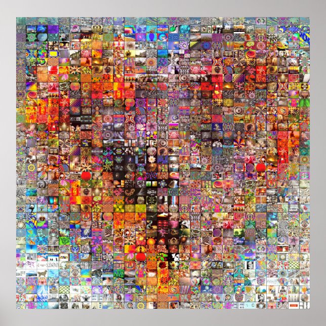 Póster Muchos puntos de vista Un corazón Un amor (Frente)