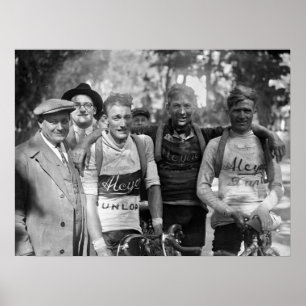 Póster Muddy Faces Tour de Francia 1928 Después de la Eta