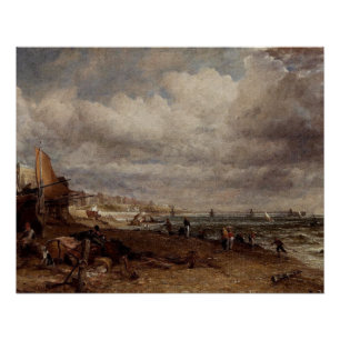Póster Muelle en cadena en Brighton por John Constable
