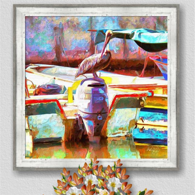 Póster Muelle Los Peines Pelican 0463 Art Print (Subido por el creador)