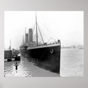 Póster Muelle RMS oceánico