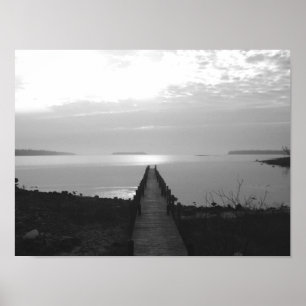 Póster Muelle viejo largo